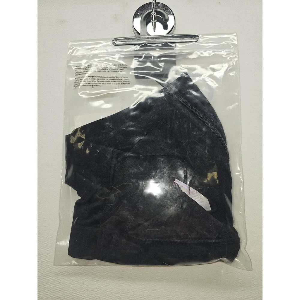 Joyspun Women's Maternity Hands-Free Nursing Pumping Bandeau Bra, Size L Black
